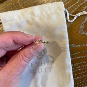 Kendra Scott 14k yellow Gold/Diamond Crown-Inspired “Michelle” Ring